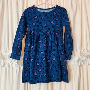 Wonder Nation, 4T, Leopard Dress, Hearts